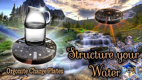 Energetically Charge & Structure your Water with an Orgonite Charge Plate✨️Link in the description✨️