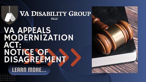 Appeals Modernization Act - Notice of Disagreement | VA Appeals