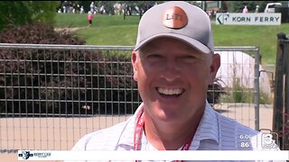 46-year-old Omaha pro-golfer has lots of family at Pinnacle Bank Championship
