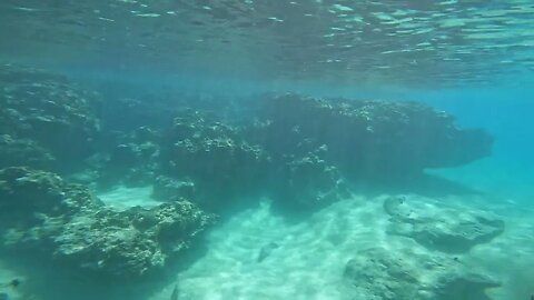 Snorkling at Taga Beach