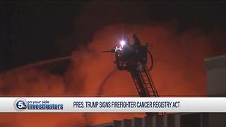 President Trump signs Firefighter Cancer Registry Act