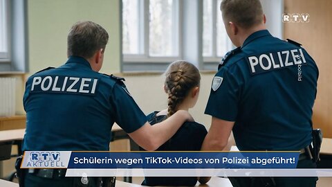 „Deutschland ist Heimat“:Schülerin wegen TikTok-Videos mitten im Unterricht von Polizei abgeführt!