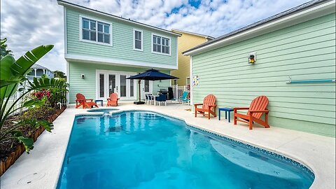 😍Gorgeous pool house 🏠 in Reunion/Kissimmee, FL☀️4 bedrooms/3 1/2 baths