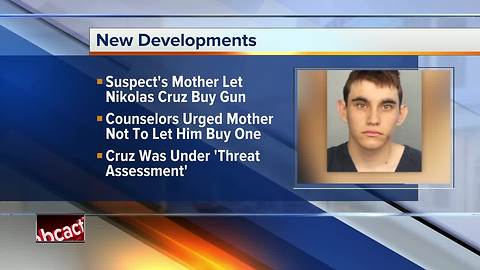 Official: Florida shooting suspect's mom let him buy gun