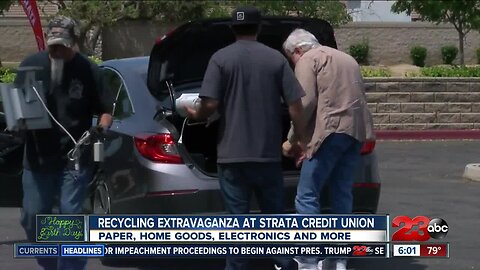 Strata Credit Union hosts recycling extravaganza ahead of Earth Day