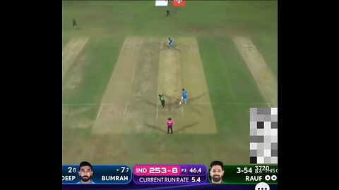 Pak Vs Ind | 9th Wicket | KULDEEP YADAV Bold By NASEEM