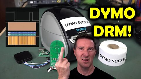 EEVblog 1462 - Dymo Label Printer DRM SUCKS!