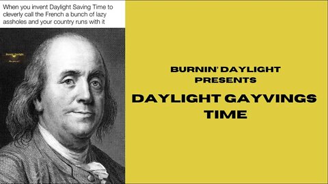 Daylight Gayvings Time