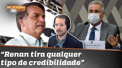 Bolsonaro chama Renan de vagabundo e senador pede fim da baixaria