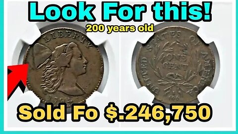 One Cent 1794 coin value /United States 1794 large Cent coin worth up $.246,750?