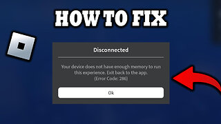 How To Fix Roblox Error Code 286