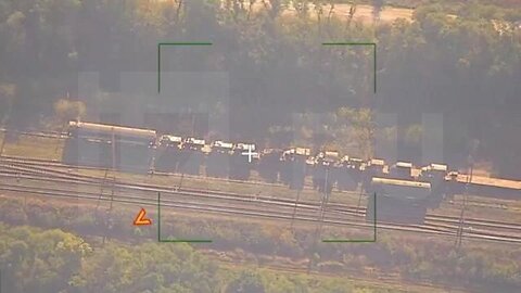 Another Russian Fragmentation Attack Targets Ukrainian Train - (Cluster Smerch or Iskander?)