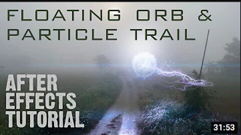 Floating Orb & Particle Trail - After Effects Tutorial