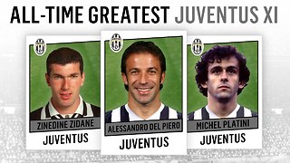 All-Time Greatest Juventus XI | Del Piero, Zidane, Platini!