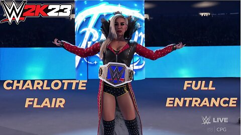 WWE 2k23 Charlotte Flair Full Entrance