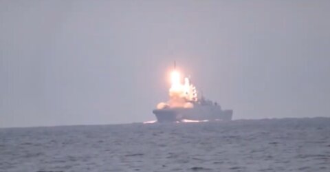 Test Launch of Russia's Tsirkon Zircon Hypersonic Missile in the White Sea