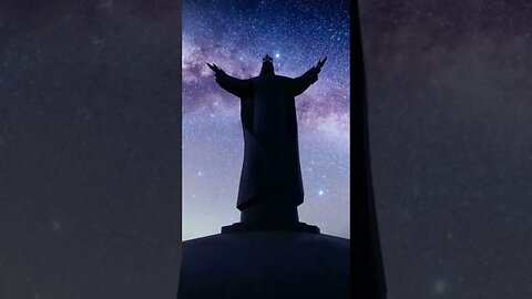 Jesus Christ With Milky way in Background