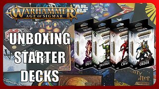Unboxing Warhammer Age Of Sigmar Champions Starter Decks : OOP Ep001