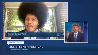 Juneteenth events: Young Activist speaking Sunday