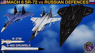 How Far Could Hypersonic 6th Gen SR-72 Penetrate Into Russian Air Defence? (WarGames 167) | DCS