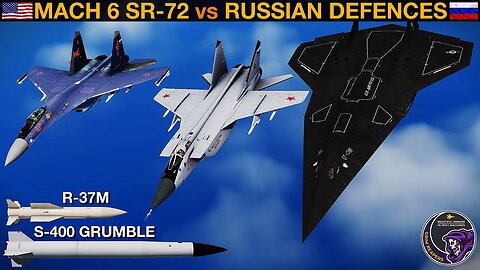 How Far Could Hypersonic 6th Gen SR-72 Penetrate Into Russian Air Defence? (WarGames 167) | DCS