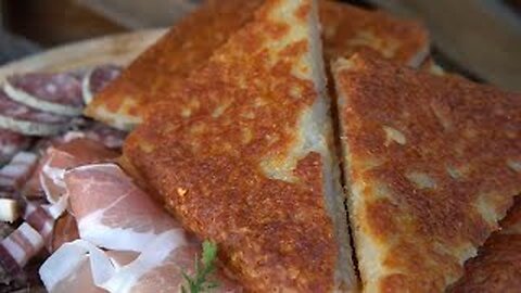 Traditional Trentino Potato Cake- A crunchy potato bread which deserves to be better known