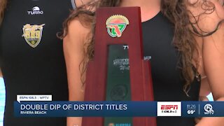 Suncoast water polo claims a pair of district titles