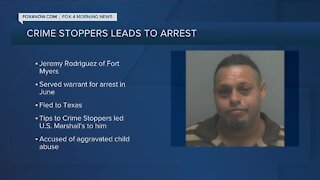 Crime Stoppers top fugitive arrested