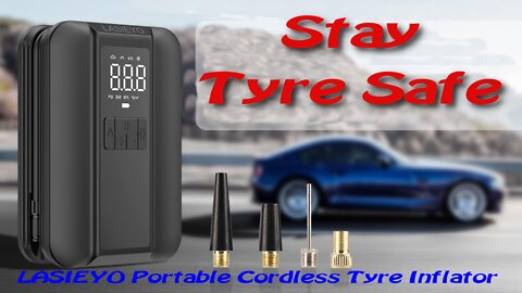 LASIEYO Portable Cordless Tyre Inflator