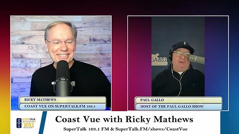 Paul Gallo joins Coast Vue with Ricky Mathews.