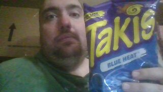 Trying Blue heat Takis