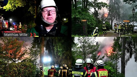 🔴[F3Y] Großbrand zerstört Werkstatt für Bulli Umbau