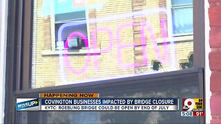 Covington businesses impacted by bridge closure