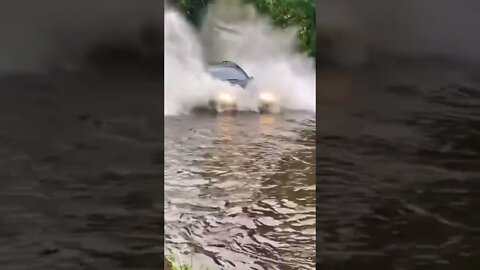 Guy Learns W in BMW doesn’t mean Waterproof | Idiots in Cars #shorts