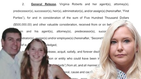 Jeffrey Epstein Settlement Agreement w/Virginia Giuffre aka Virginia Roberts $500k