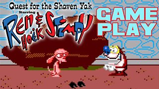 🎮👾🕹 Quest for the Shaven Yak Starring Ren Hoëk & Stimpy - Master System Gameplay 🕹👾🎮 😎Benjamillion