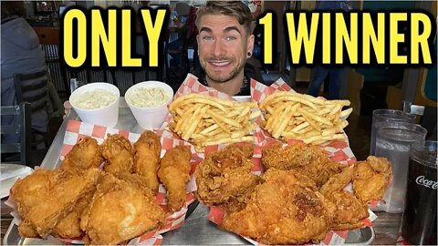 MASSIVE FRIED CHICKEN CHALLENGE (16 Pieces) | Crispy Fried Chicken Family Meal | In South Dakota