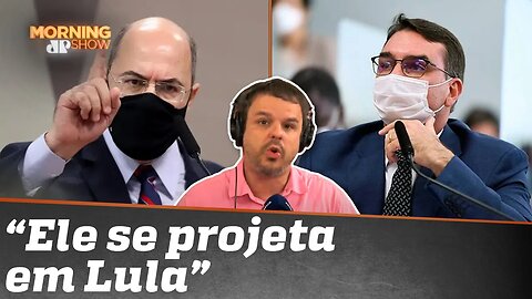 Witzel bate-boca com Flávio Bolsonaro e abandona CPI