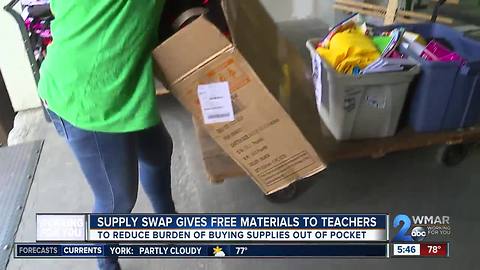 Supply swap gets teachers ready for school year