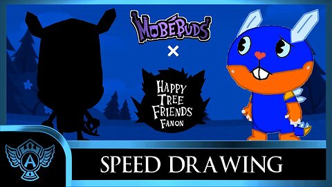 Speed Drawing: Happy Tree Friends Fanon - Trex | Mobebuds Style