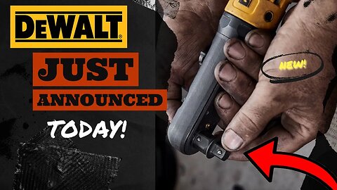 DEWALT Just made a lot of Tradesmen VERY HAPPY!