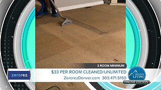 All Clean, No Residue - Zerorez Carpet Cleaning - ZR Shield Disinfecting