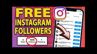 How I got FREE Instagram Followers (5,000+ Followers) Free Instagram Followers 2024 iOS & Android