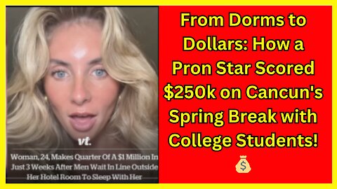 Adult star Bonnie blue makes $250k in Cancún sleeping with 122 college students