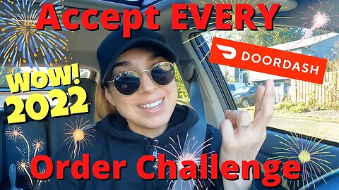 DoorDash Driver | Accept Every Order Challenge!