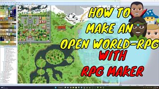 How to Make an open world RPG with RPG MAKER Live Stream