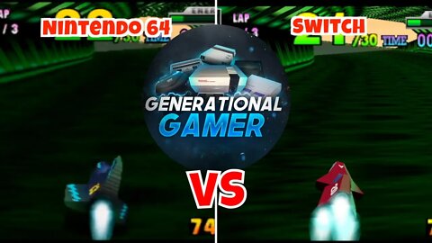 F-Zero X - N64 vs Nintendo Switch (Features Eon Super 64)