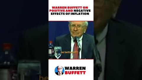 Warren Buffett on Positive and Negative Effects of Inflation | Motivational Speech #shorts