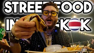 Bangkok 4k Walktour Street Food Night Market - MAD FACE