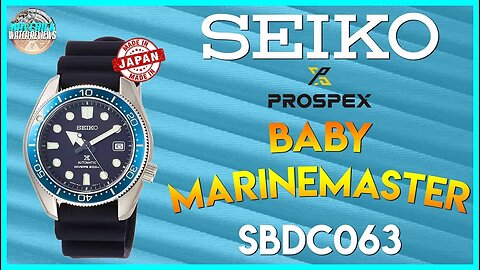 Stunning! | Seiko Prospex Baby Marinemaster 200m Automatic Diver SBDC063 Unbox & Review